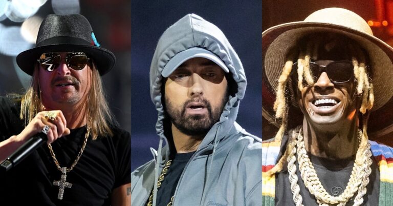 Kid Rock fait passer la collaboration d'Eminem de « 7 Sins » à « Heal My Faith », remplacé par Lil Wayne