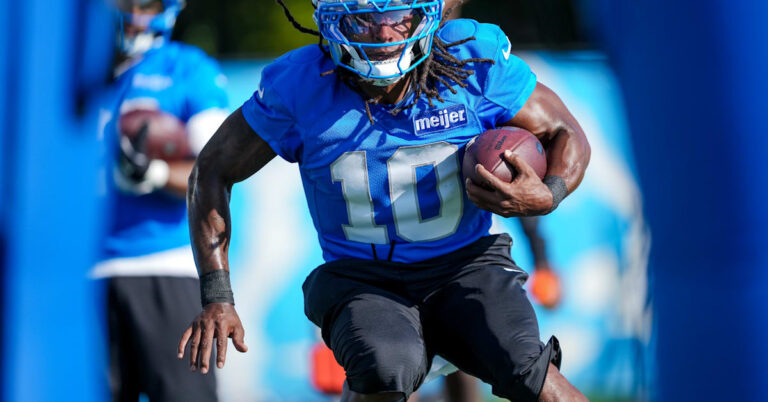 Mise à jour sur les blessures d'Isiah Pacheco Fantasy Football : quand les Lions RB reviendront-ils ?