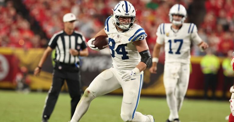 Mise à jour sur les blessures de Tyler Warren : les Colts TE joueront-ils dimanche contre les Titans ?