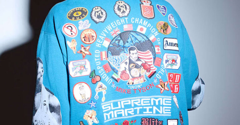 Supreme aurait retiré un sweat à capuche Mike Tyson conçu par Martine Rose et arborant le drapeau palestinien (MISE À JOUR)